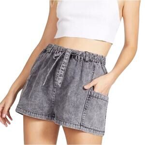 BB Dakota by Steve Madden California Shorts in Washed Black Womens Small-No Belt
